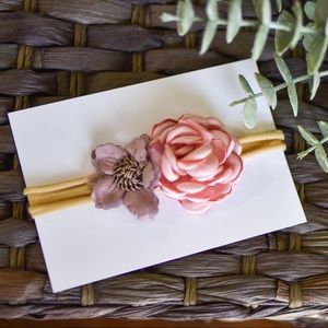 3/$20 🔷 Pink Baby Girls Floral Headband